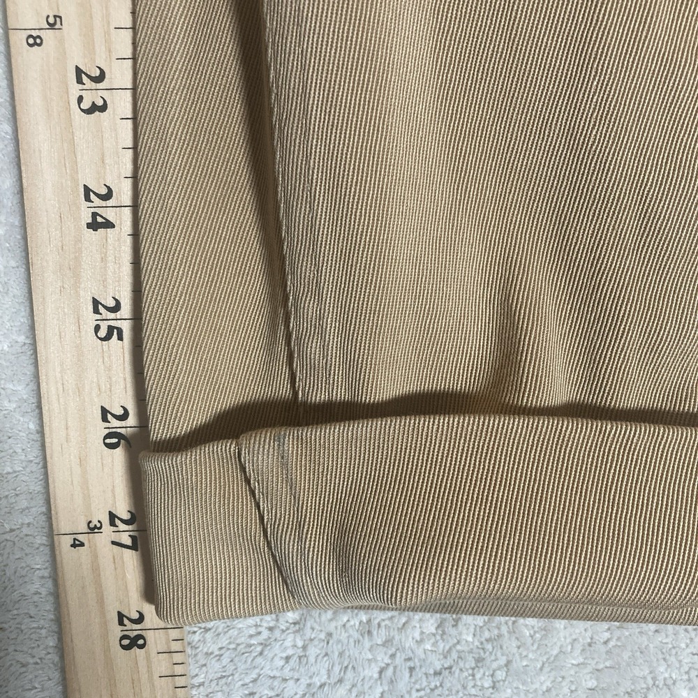 Vintage Equestrian Breeches Girls 10/12 Side Buttons Tan Jodhpur Horse Pants - Picture 9 of 9